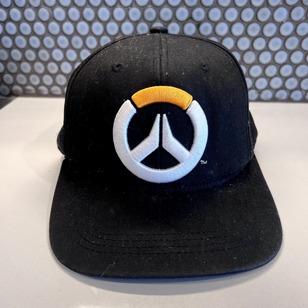 Blizzard Entertainment Hat Cap Snapback Black Logo Front Video Game Adult